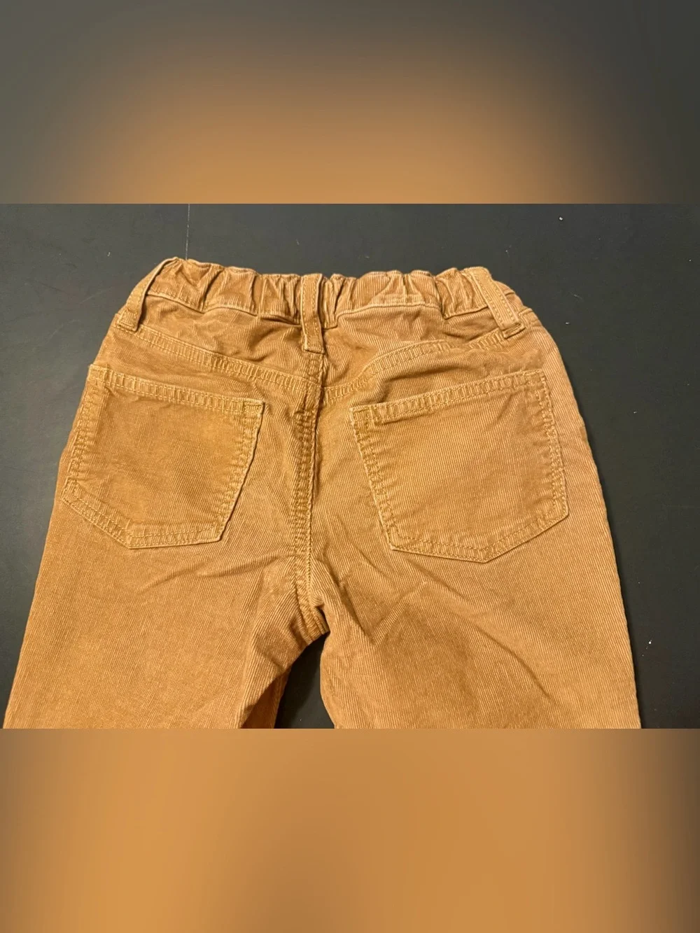 Old Navy Girls Corduroy High Rise Flare Size 8 Graham Color Adjustable Waist